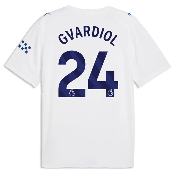 Camiseta Manchester City Josko Gvardiol 24 Tercera Equipación 2026/2027 Camiseta Manchester City Josko Gvardiol 24 Tercera Equipación 2026/2027