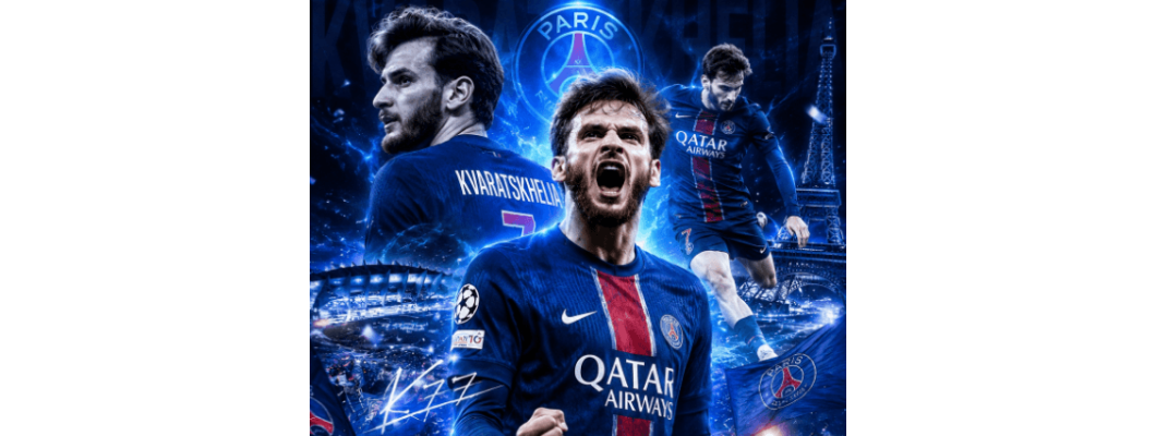 Khvicha Kvaratskhelia, coronado Jugador del Año de la Champions League