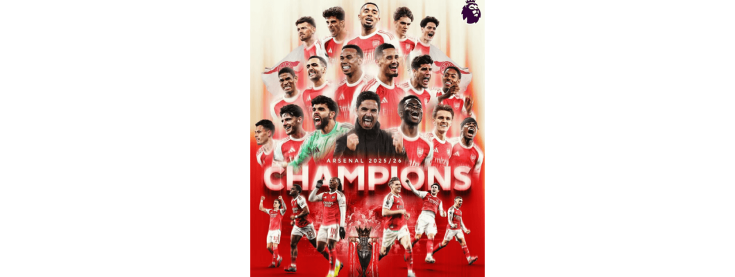 Tras 22 años de perseverancia, el Arsenal recupera el título de la Premier League Tras 22 años de perseverancia, el Arsenal recupera el título de la Premier League