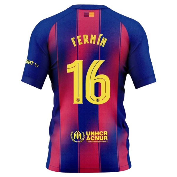Camiseta FC Barcelona Fermín López 16 Local 2025/2026